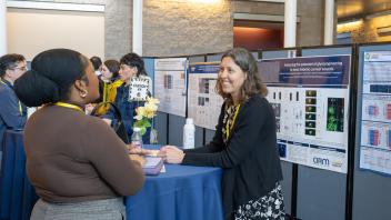 Dr. Sara Thomasy meeting with prospective students