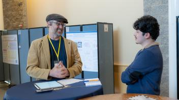 Dr. Kevin Keel meeting with prospective students