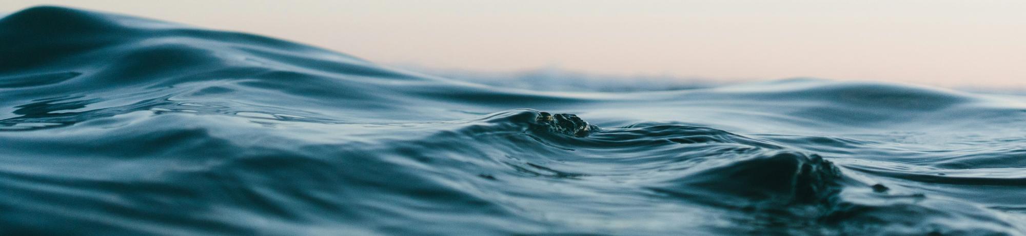 ocean at dusk